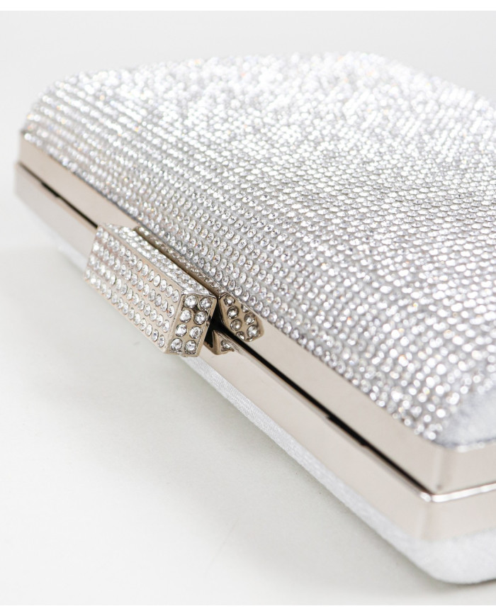 Bolsillo Plata de Señora con Adornos de Purpurina