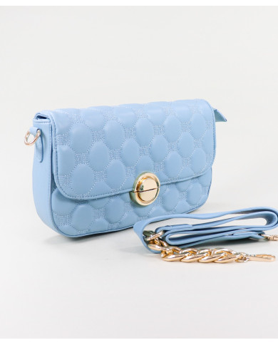 Bolso de Señora Azul con Bandolera