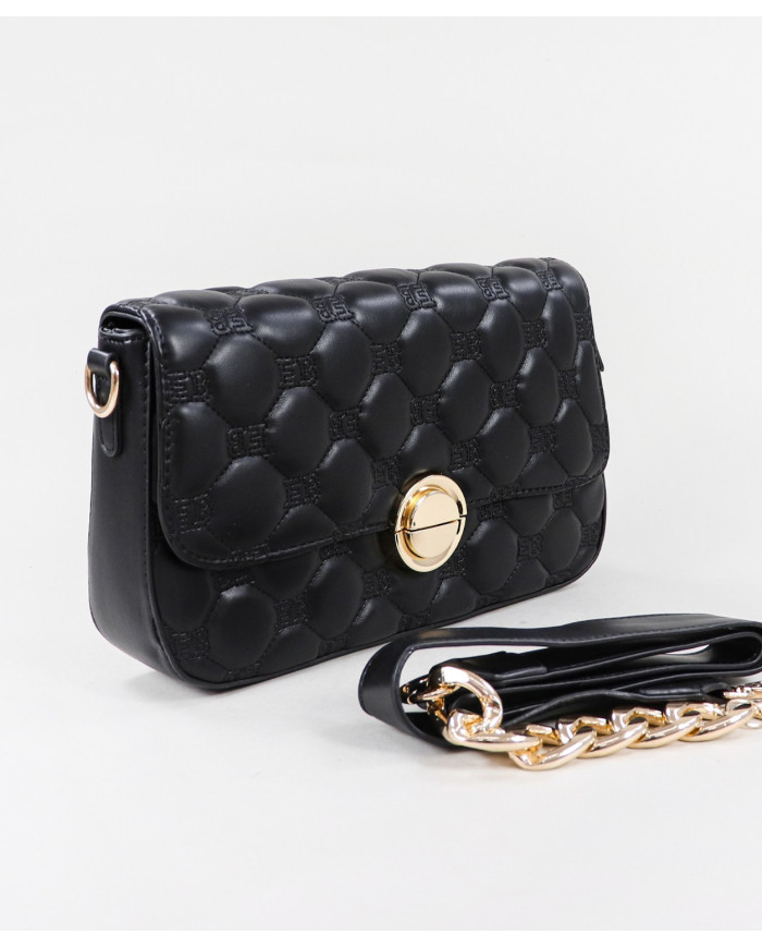 Ladies Black Suitcase with Shoulder Strap