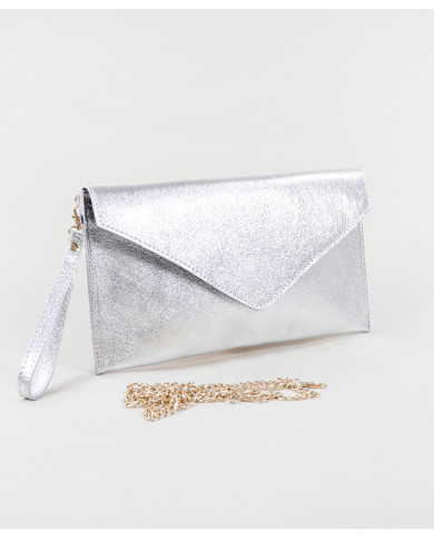 Pochete Prata de Senhora Elegante