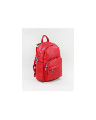 Mochila Vermelha de Senhora com Bolsos na Frente