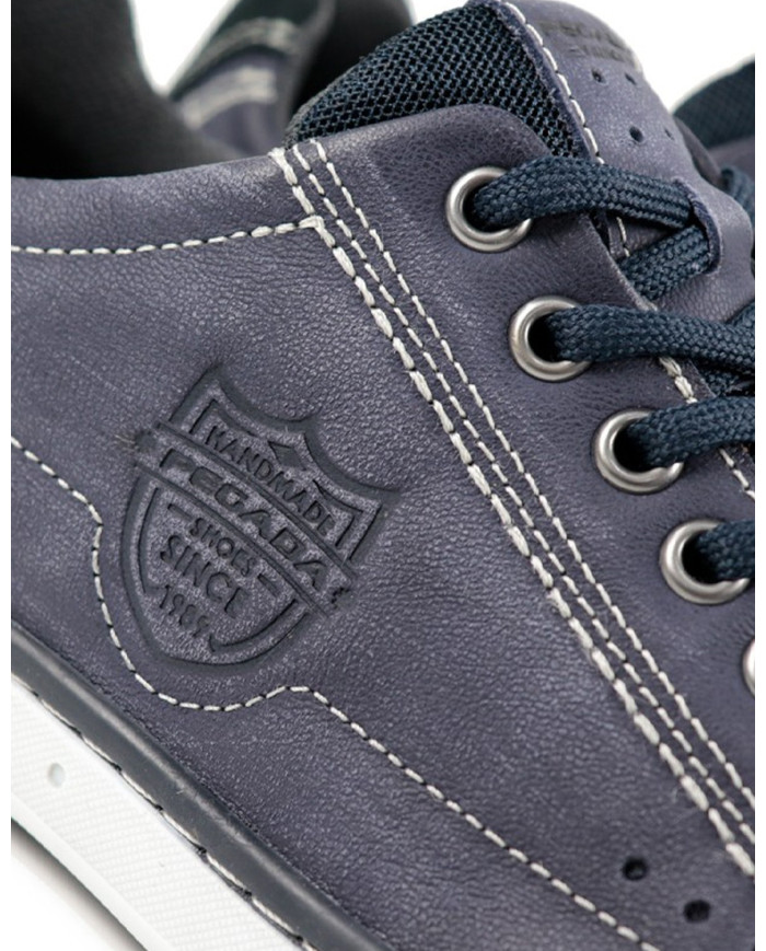 Blue Footprints with Emblem