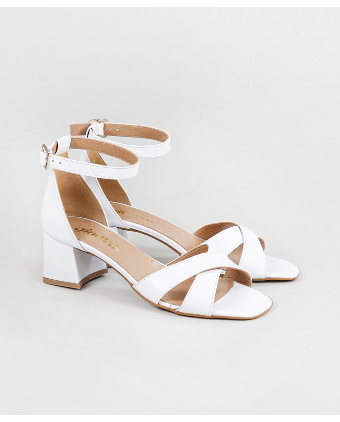 Sandalias Ginova de Señora con Correa Cruzada