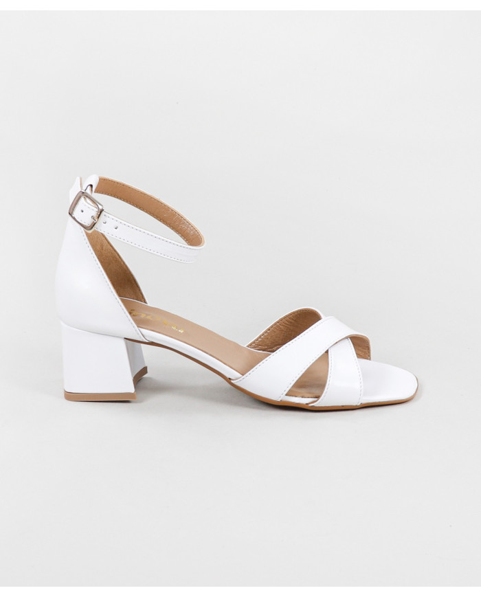 Sandals by Madame Ginova with Cross Strips