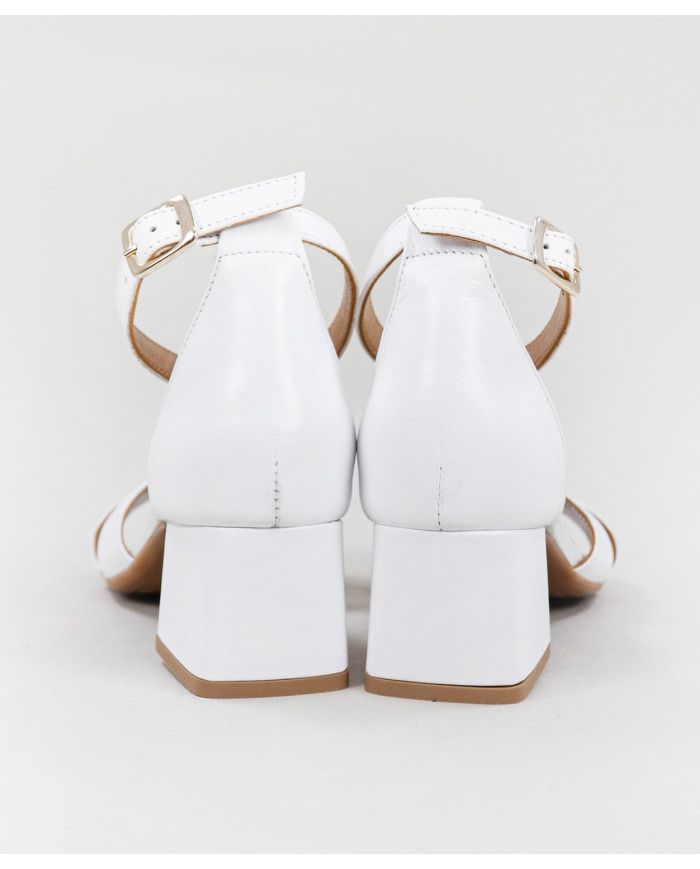 Sandals by Madame Ginova with Cross Strips