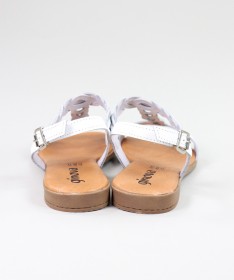 Sandálias de Senhora Ginova com Tira Trançada