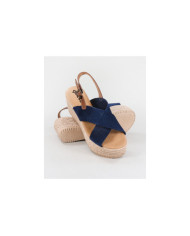 Ladies Sandals in Cunha with Cross Strips