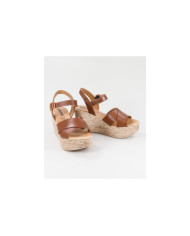 Sandalias de Mujer de Cuña con Tiras Cruzadas