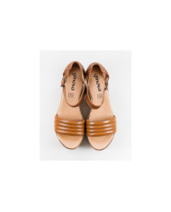 Sandalias de Mujer de Cuña con Tiras Acolchadas