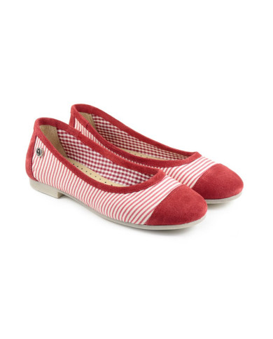 Sabrinas de Senhora Ginova Red with Riscas