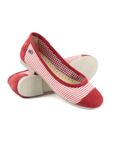 Sabrinas de Senhora Ginova Red with Riscas