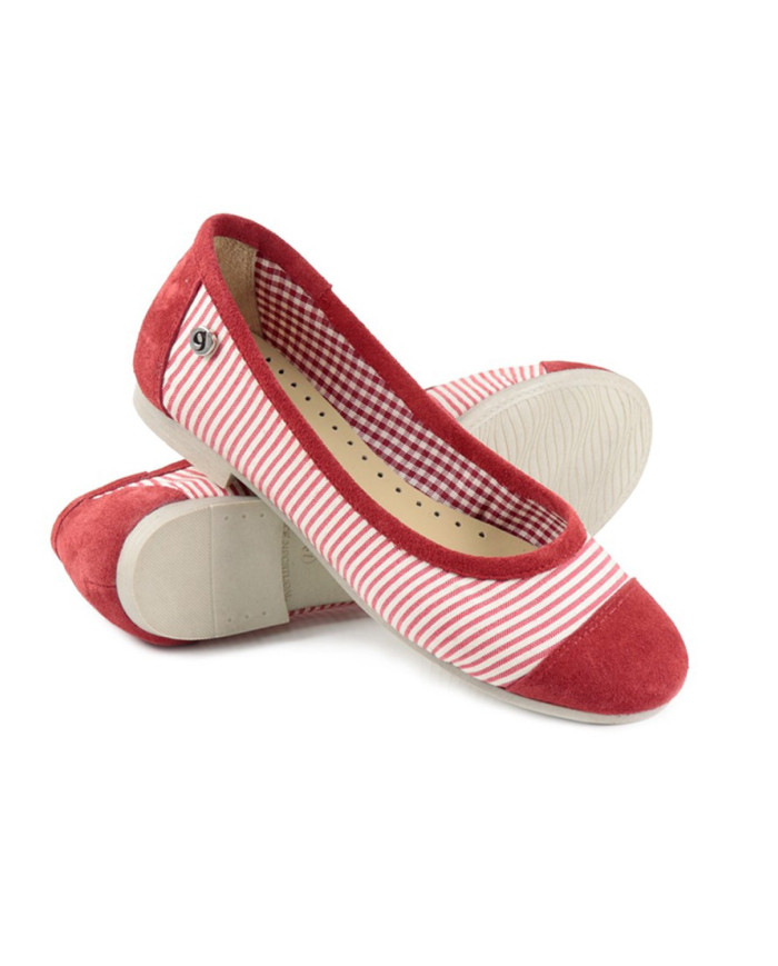 Sabrinas de Senhora Ginova Red with Riscas