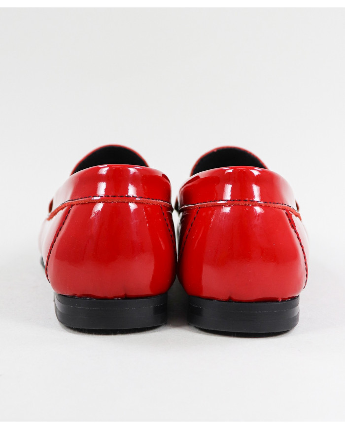 Mocasines de Mujer Ginova con Acabado Barnizado