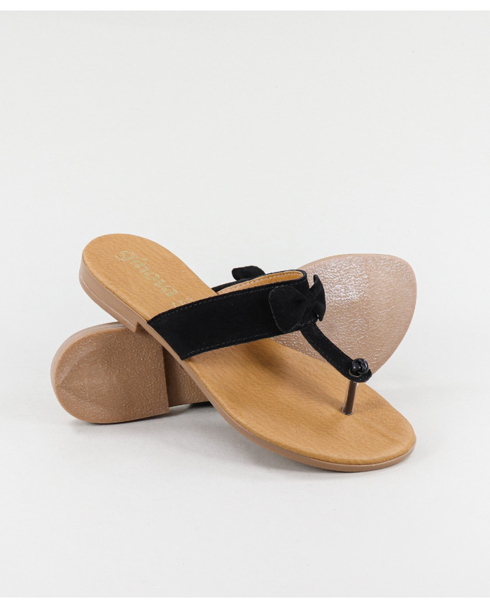 Pantuflas Ginova de Señora con Lazo