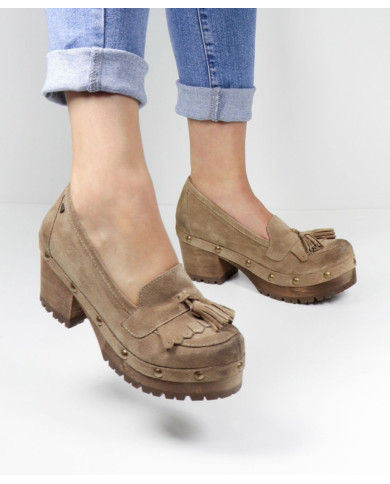 Zapatos Lady Ginova en madera