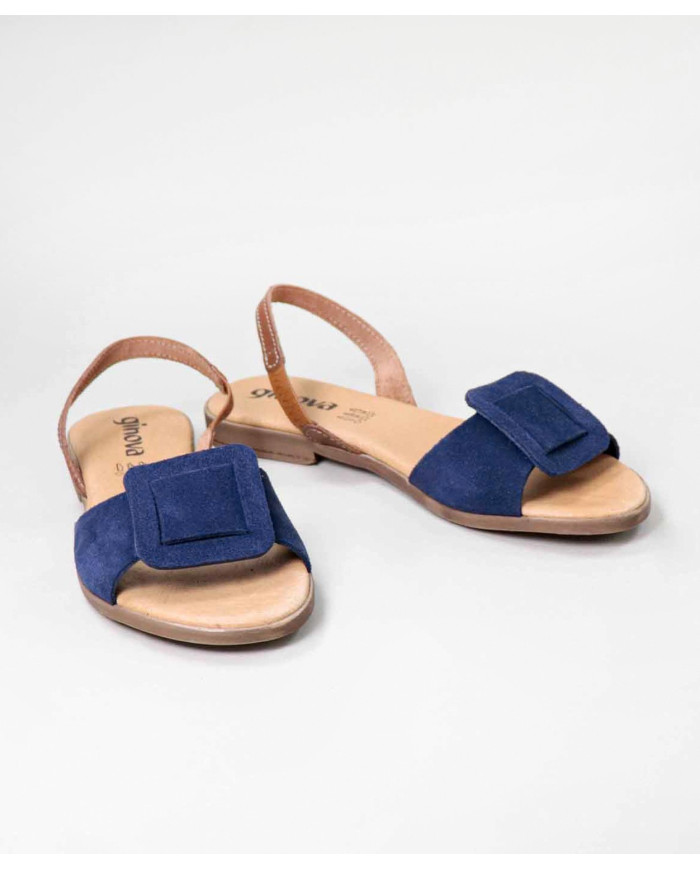 Sandals with Aplique Quadrado de Senhora Ginova