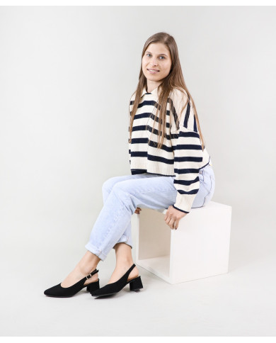 Sapatos de Senhora Ginova com Salto Médio