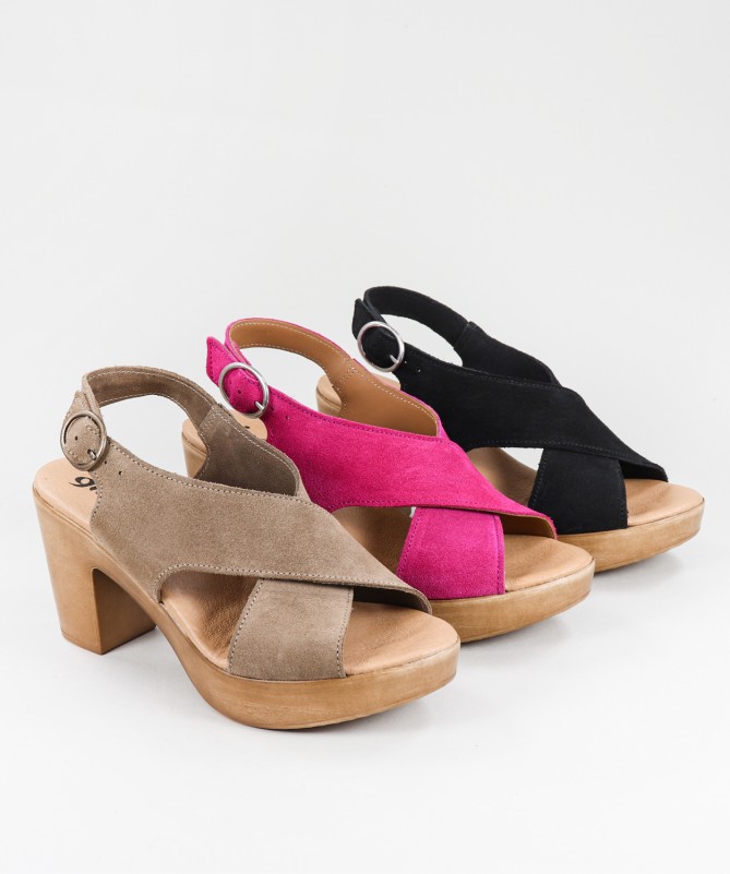 Sandalias Ginova Contrachapada para Mujer