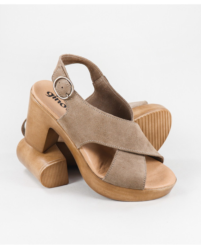 Sandalias Ginova Contrachapada para Mujer