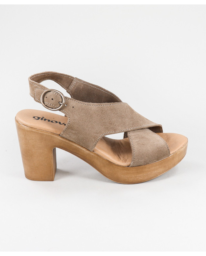 Sandalias Ginova Contrachapada para Mujer