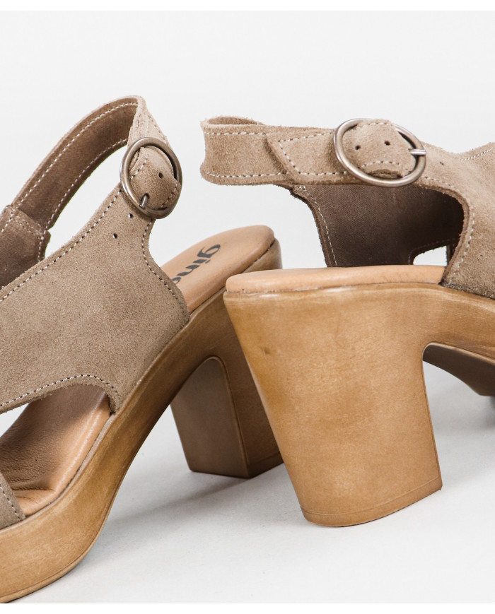 Sandalias Ginova Contrachapada para Mujer