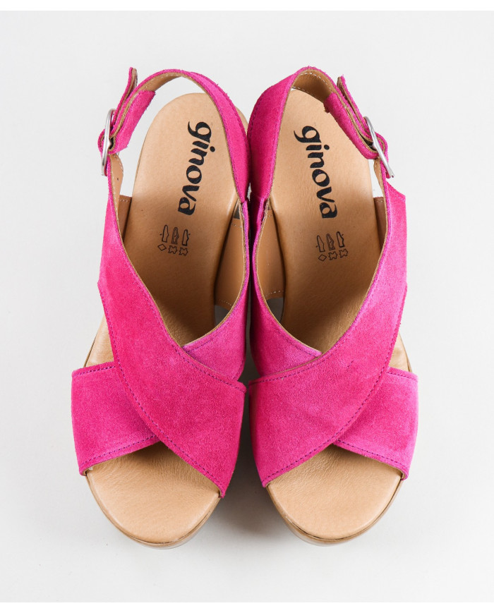 Sandalias Ginova Contrachapada para Mujer