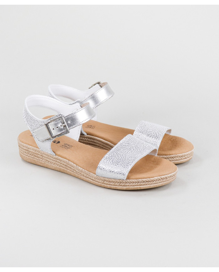 Lady Ginova Sandals with Bright Strips