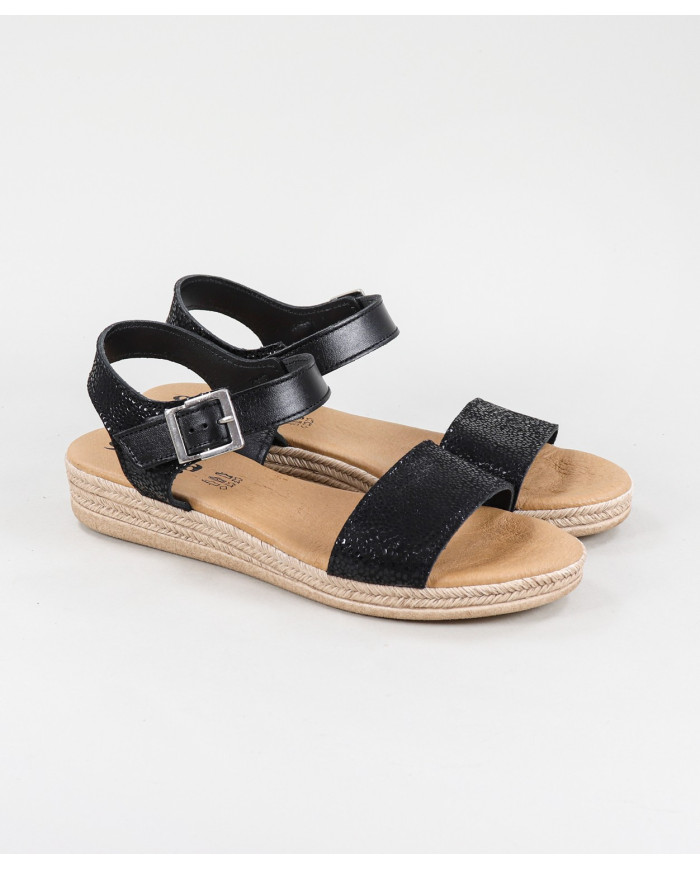 Lady Ginova Sandals with Bright Strips