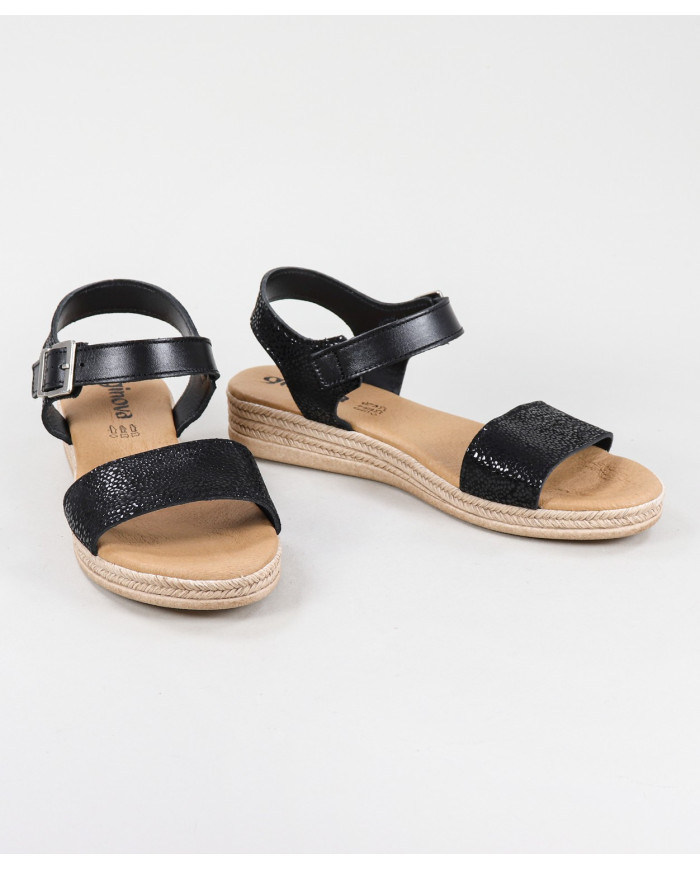 Lady Ginova Sandals with Bright Strips
