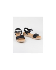 Lady Ginova Sandals with Bright Strips