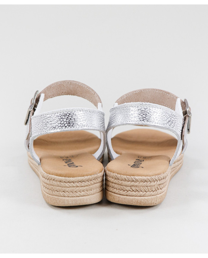 Lady Ginova Sandals with Bright Strips