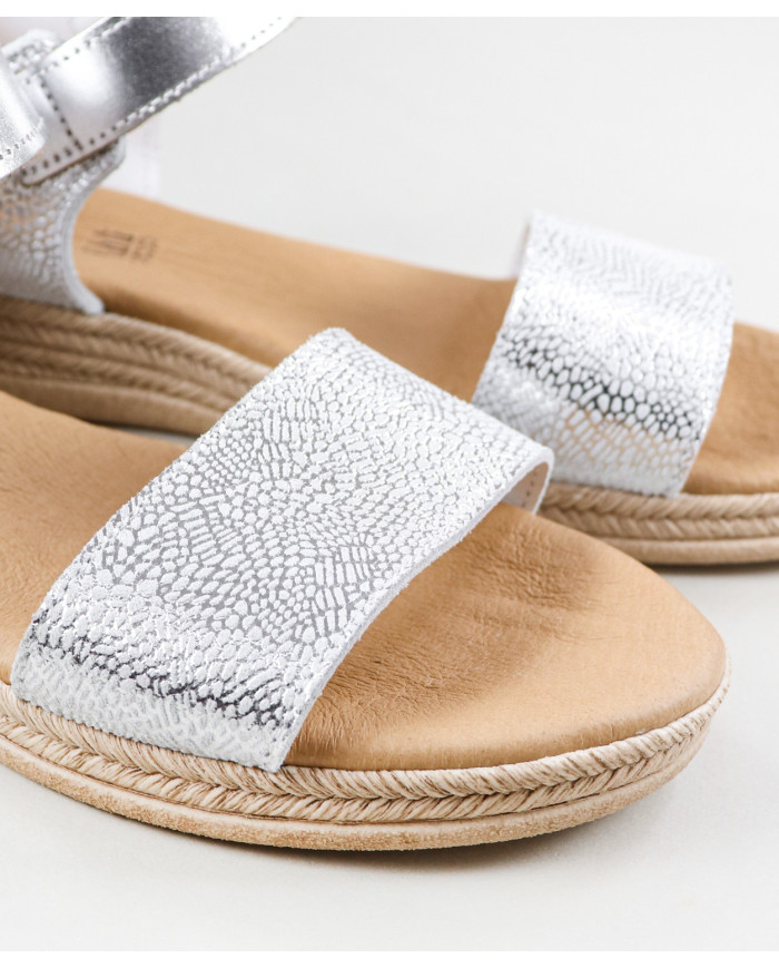 Lady Ginova Sandals with Bright Strips