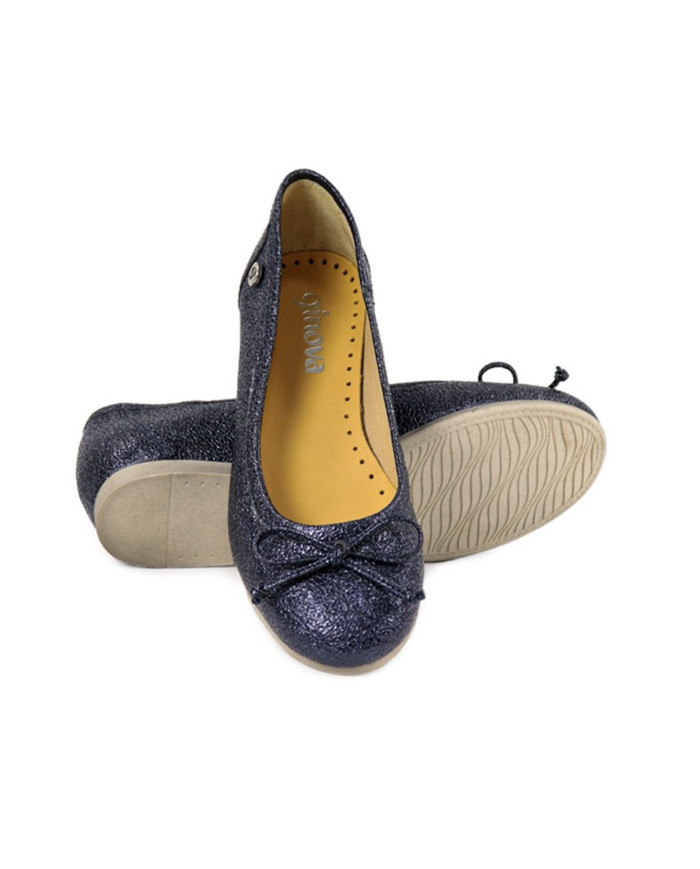 Sabrinas de Senhora Ginova Azuis Metalizadas