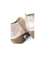 Botins de Senhora Ginova Nude with Lateral Elastic