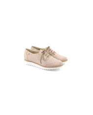 Women's Low Shoes Ginova Nudes with White Sole