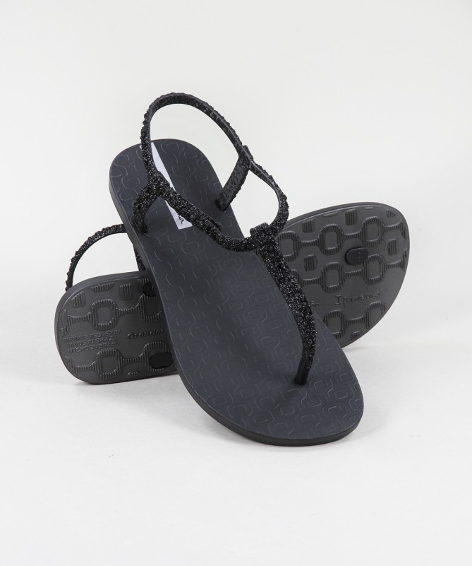 Ipanema Sandals Black Class Brilha
