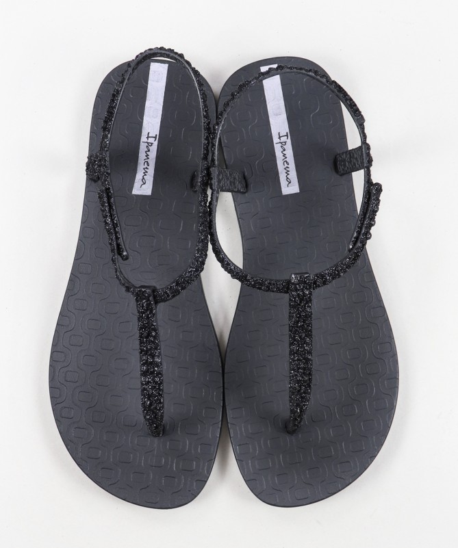 Ipanema Sandals Black Class Brilha