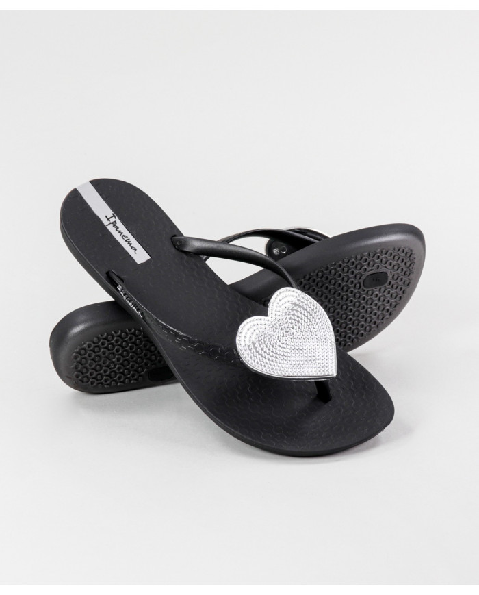 Sandalias Ipanema Negras Maxi Fashion II