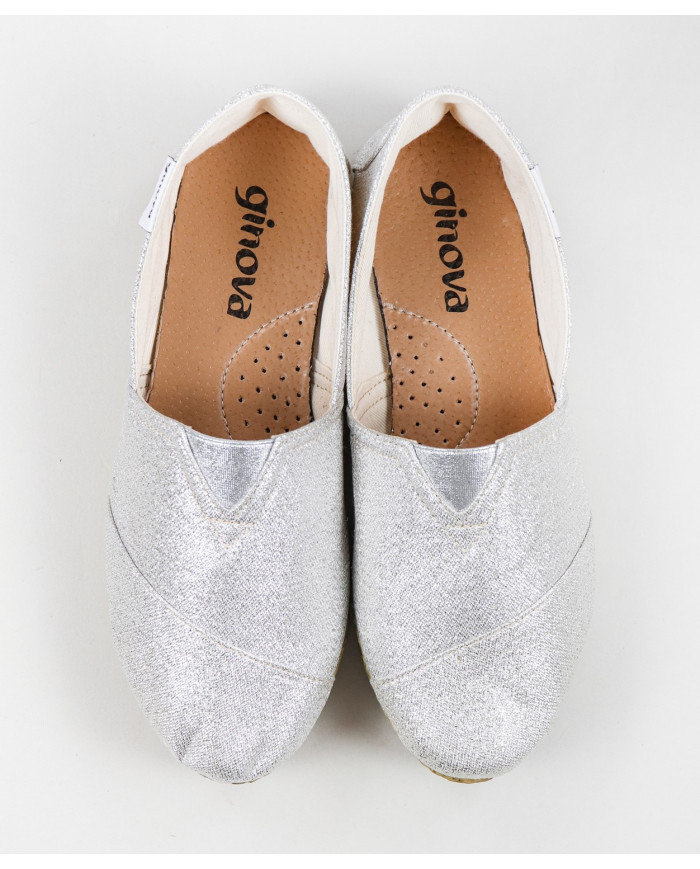 Alpargatas de Mujer Ginova con Brillo