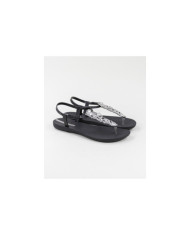 Sandalias Ipanema Negras Classy Shiny Flower