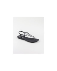 Sandalias Ipanema Negras Classy Shiny Flower