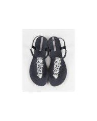 Sandals Ipanema Black Classy Shiny Flower