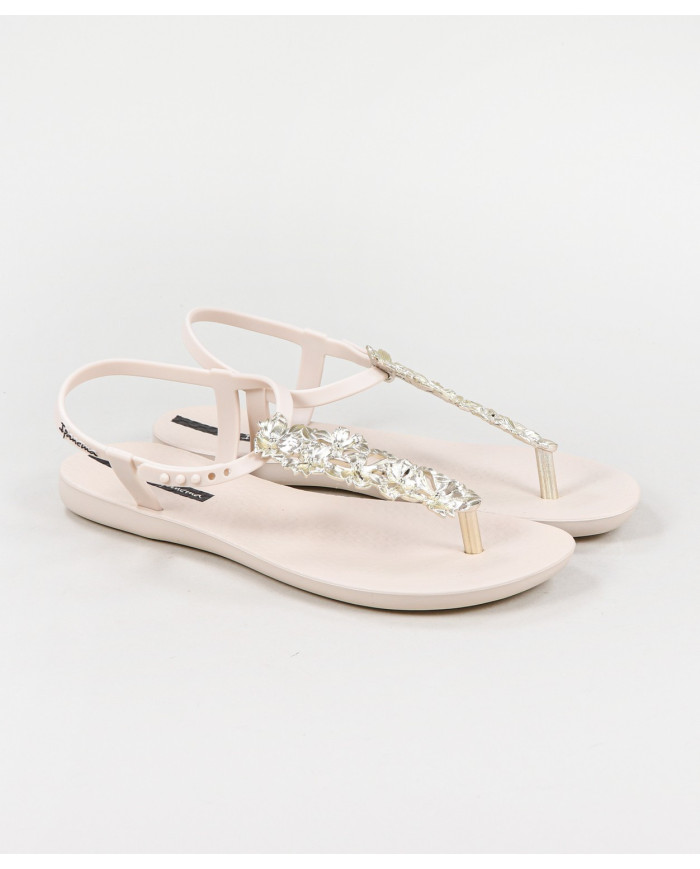 Sandalias Ipanema Beige Classy Shiny Flower