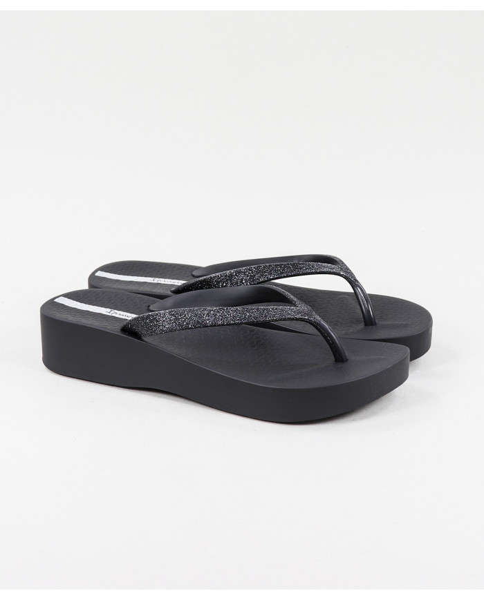 Sandalias Ipanema Negros Mesh Chic Plat