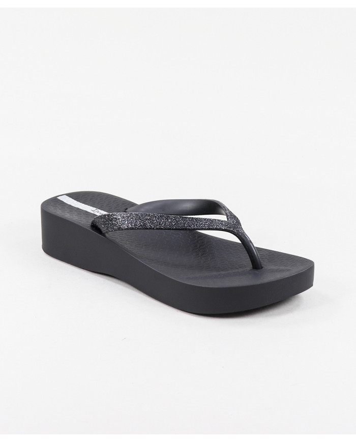 Slippers Ipanema Black Mesh Chic Plat