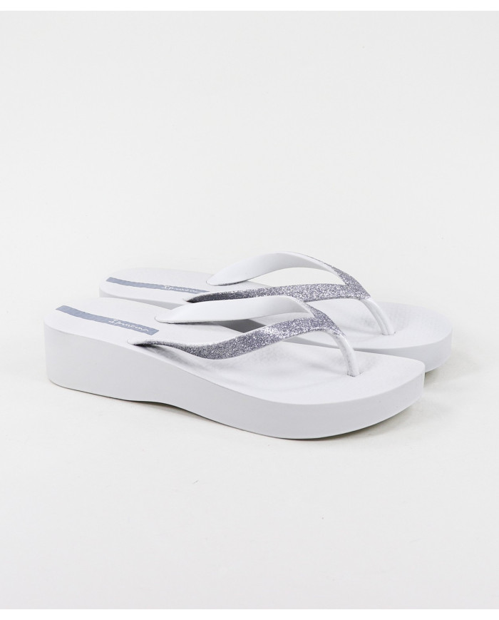 Slippers Ipanema Silver Mesh Chic Plat
