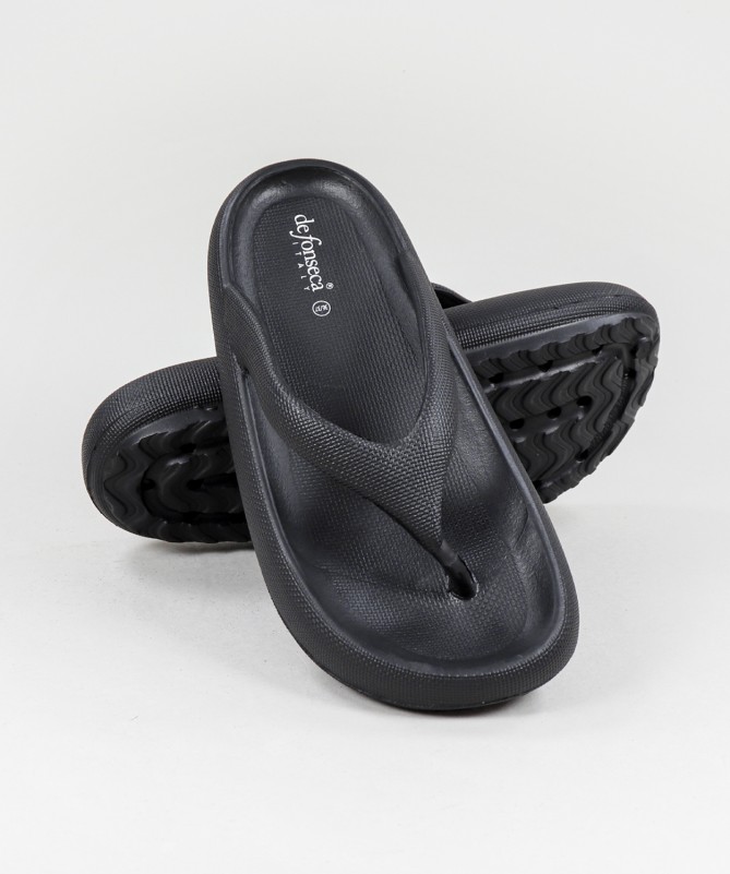 DeFonseca Capri E Black Slippers