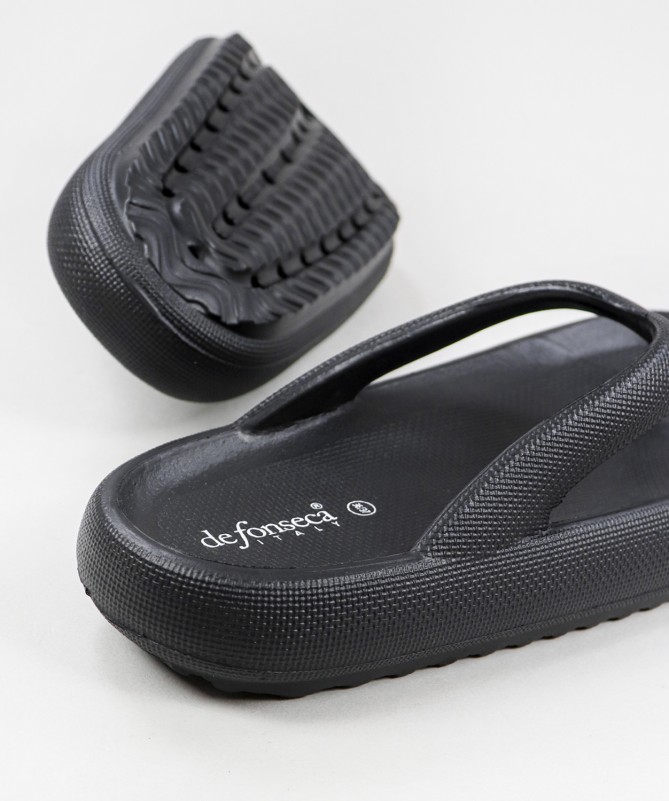 DeFonseca Capri E Black Slippers