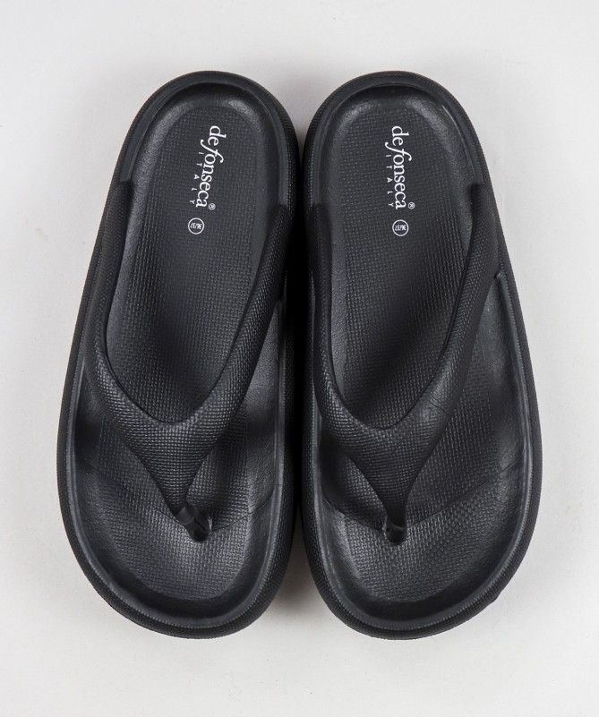 DeFonseca Capri E Black Slippers