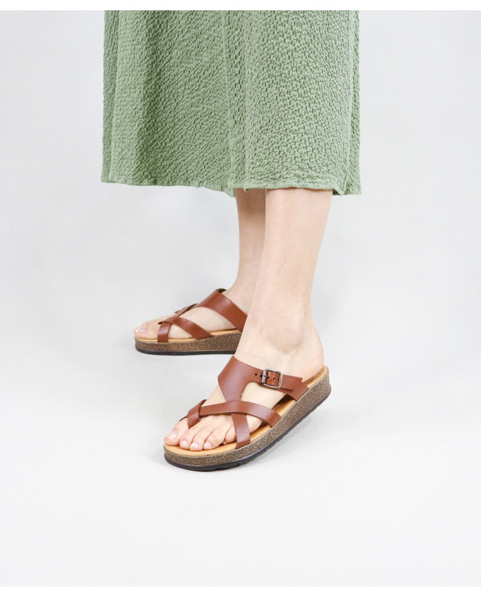 Pantuflas de Mujer Ginova con Hebilla